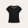 T-SHIRT AJUSTÉ À MANCHES COURTES