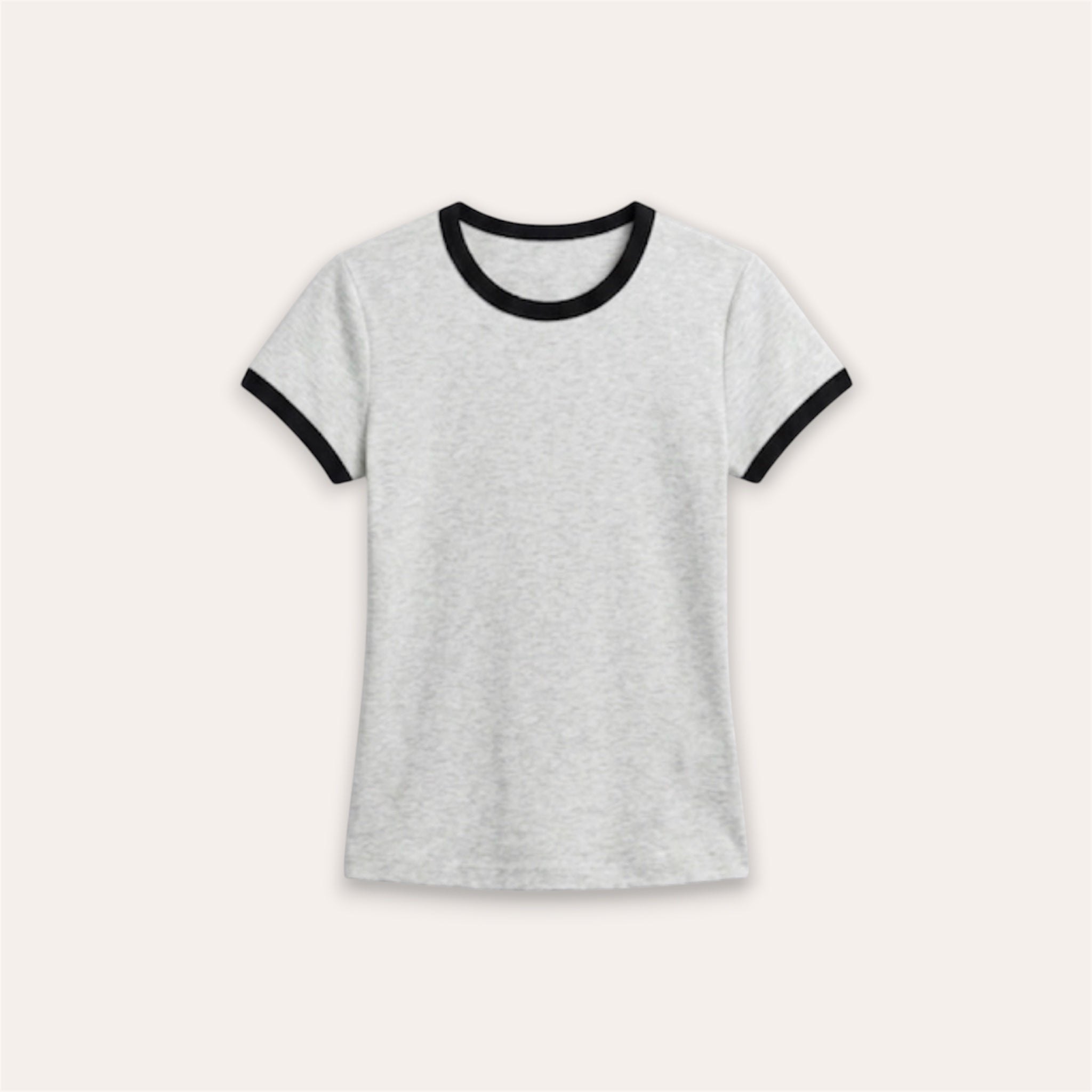 T-SHIRT AJUSTÉ À MANCHES COURTES